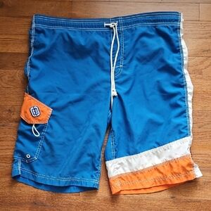 Billabong Blue and Orange Board Shorts